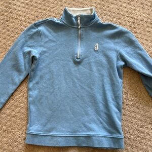 Johnnie-o “Twin Dolphin” 1/4 zip boys size 8.
